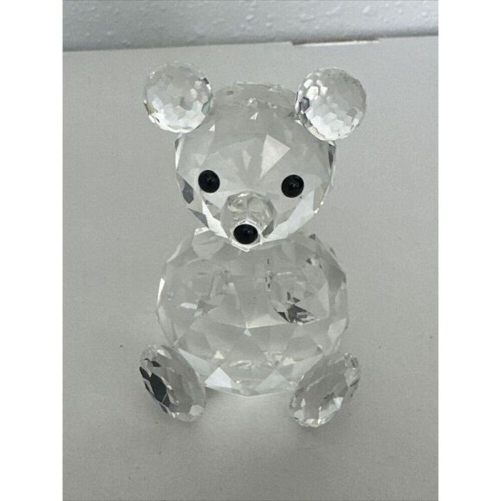 Swarovski Crystal "Woodland Friends" Collection -‎ Large Bear Figurine 2 1/2"